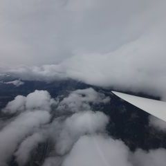 Flugwegposition um 10:37:46: Aufgenommen in der Nähe von Hall in Tirol, Österreich in 4073 Meter